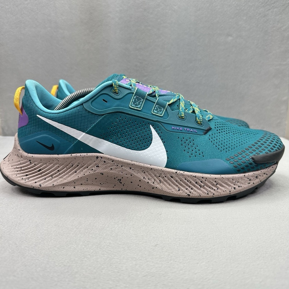 Mens Size 12 Nike Pegasus Trail 3 Shoes Mystic Teal Outdoor Running Sneakers
